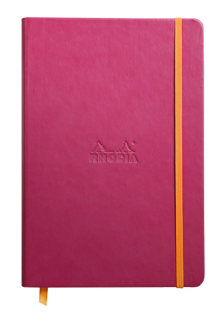 Rhodia Hardcover Notebook - A5 - Raspberry - Lined